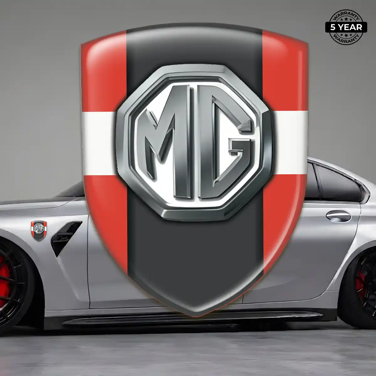 MG Emblem Domed Badge Interior Elegance