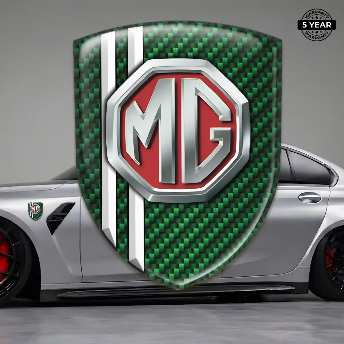 MG Emblem Domed Badge Premium Dome