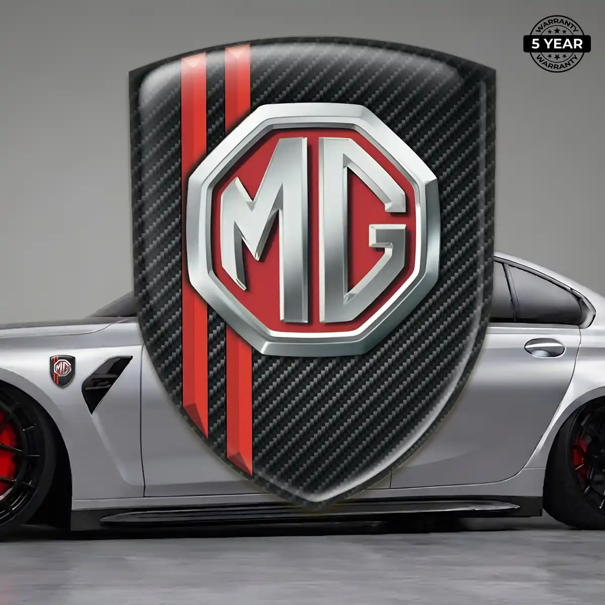 MG Emblem Domed Badge Prime Quality