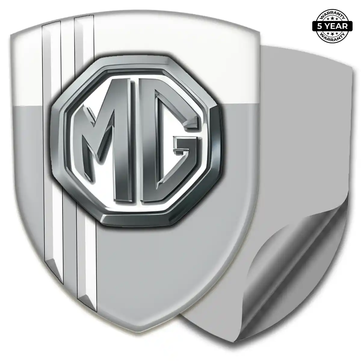 MG Emblem Domed Badge Refined Design