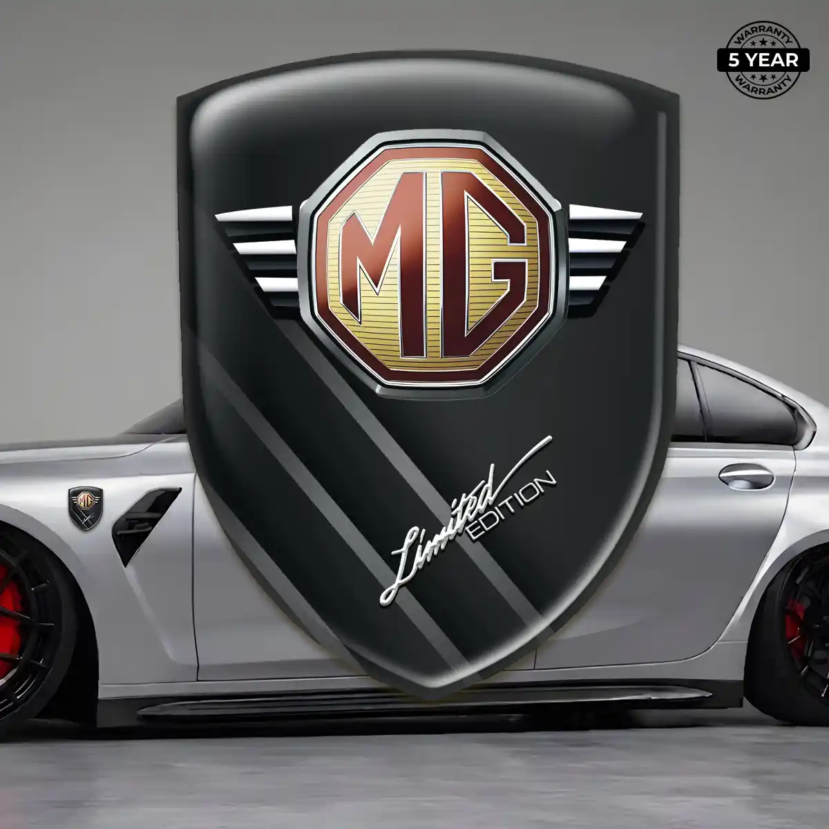 MG Emblem Domed Badge Resin Elite