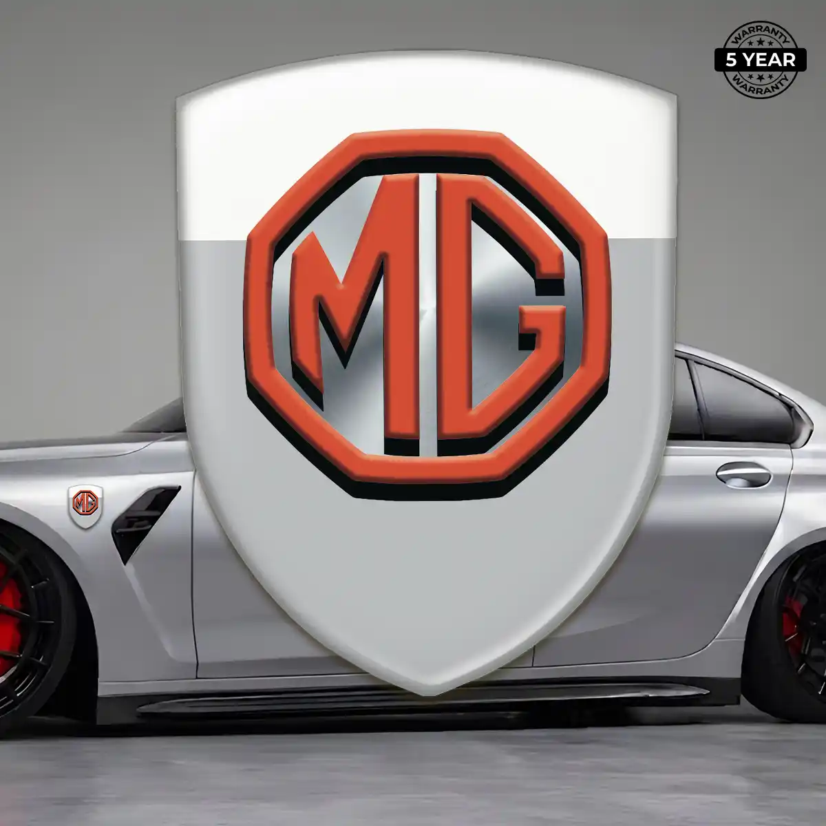 MG Emblem Domed Badge Resin Luxe
