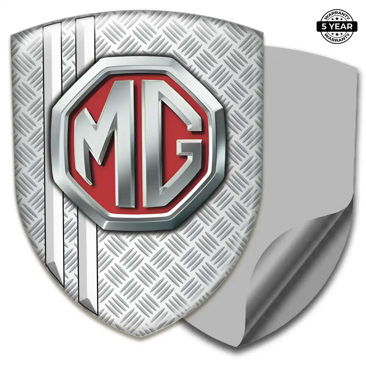 MG Emblem Domed Badge Sleek Style