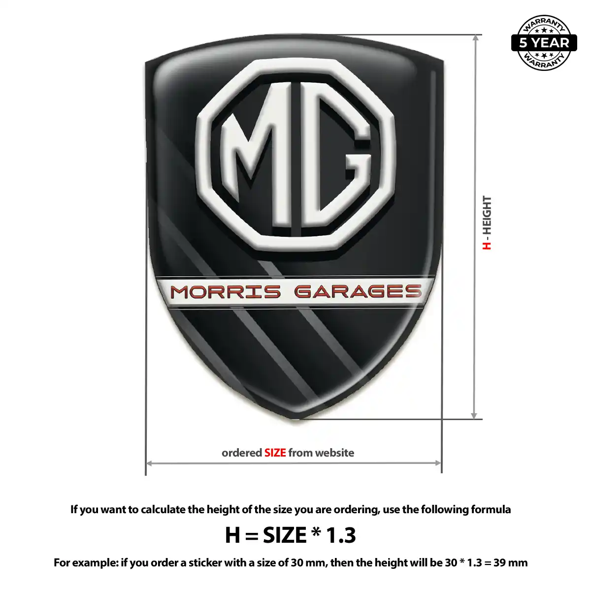 MG Emblem Exterior Luxe