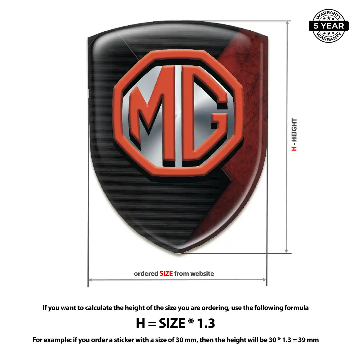 MG Emblem Interior Elegance