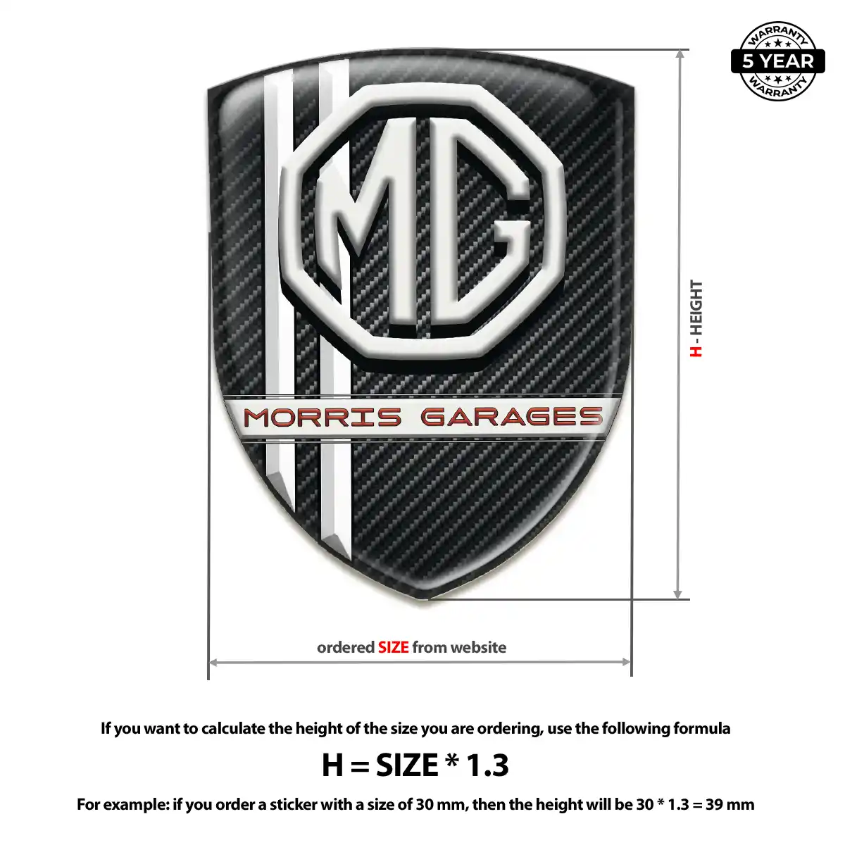 MG Emblem Interior Luxe