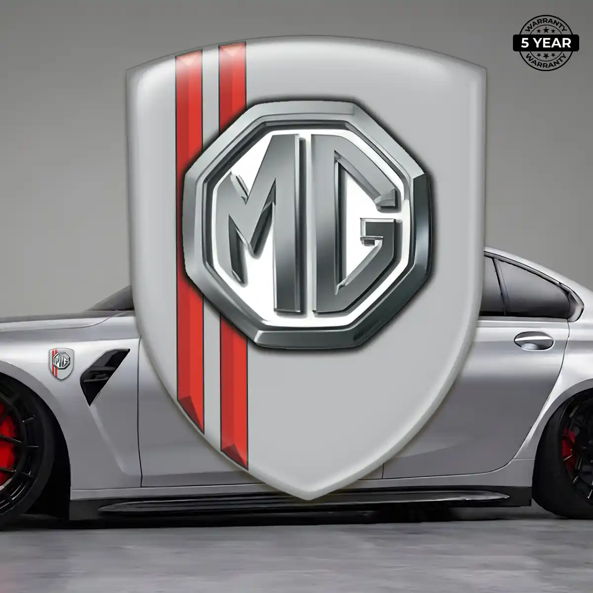 MG Emblem Logo Badge Elite Finish