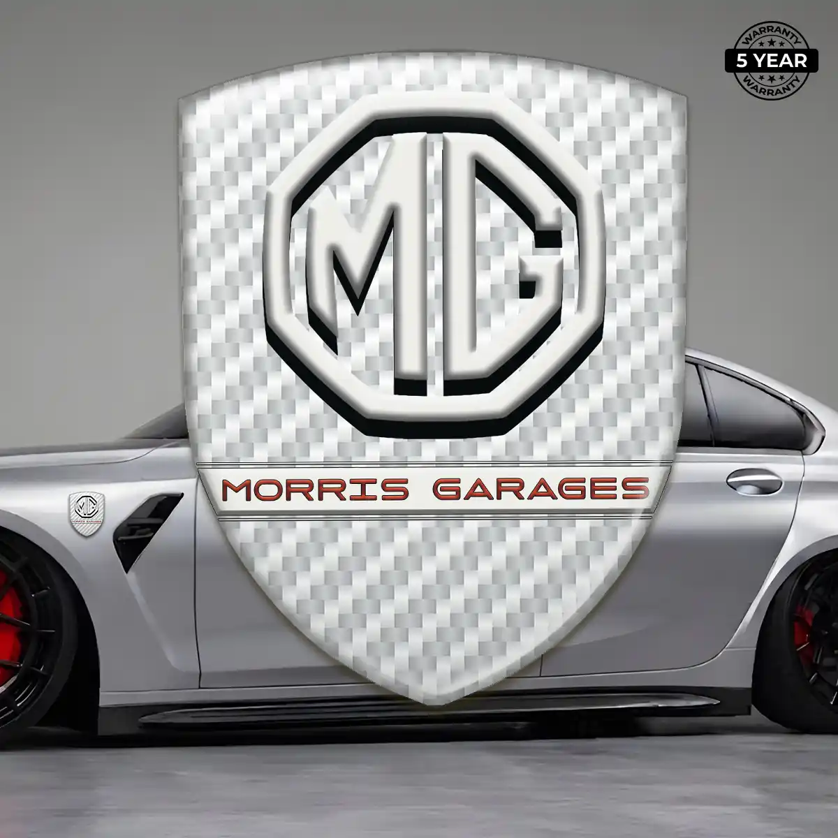 MG Emblem Logo Badge Exterior Luxe