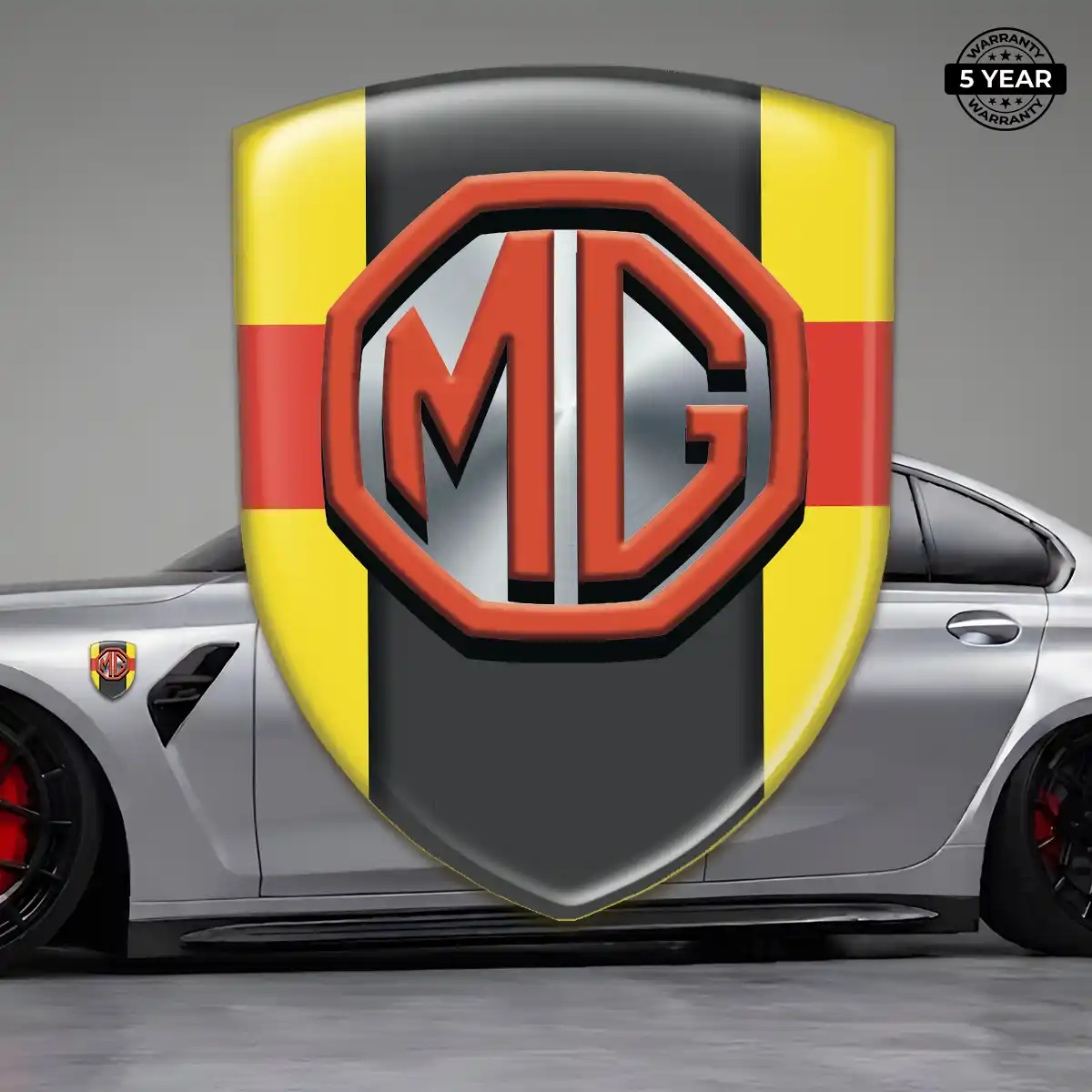 MG Emblem Logo Badge Interior Elegance