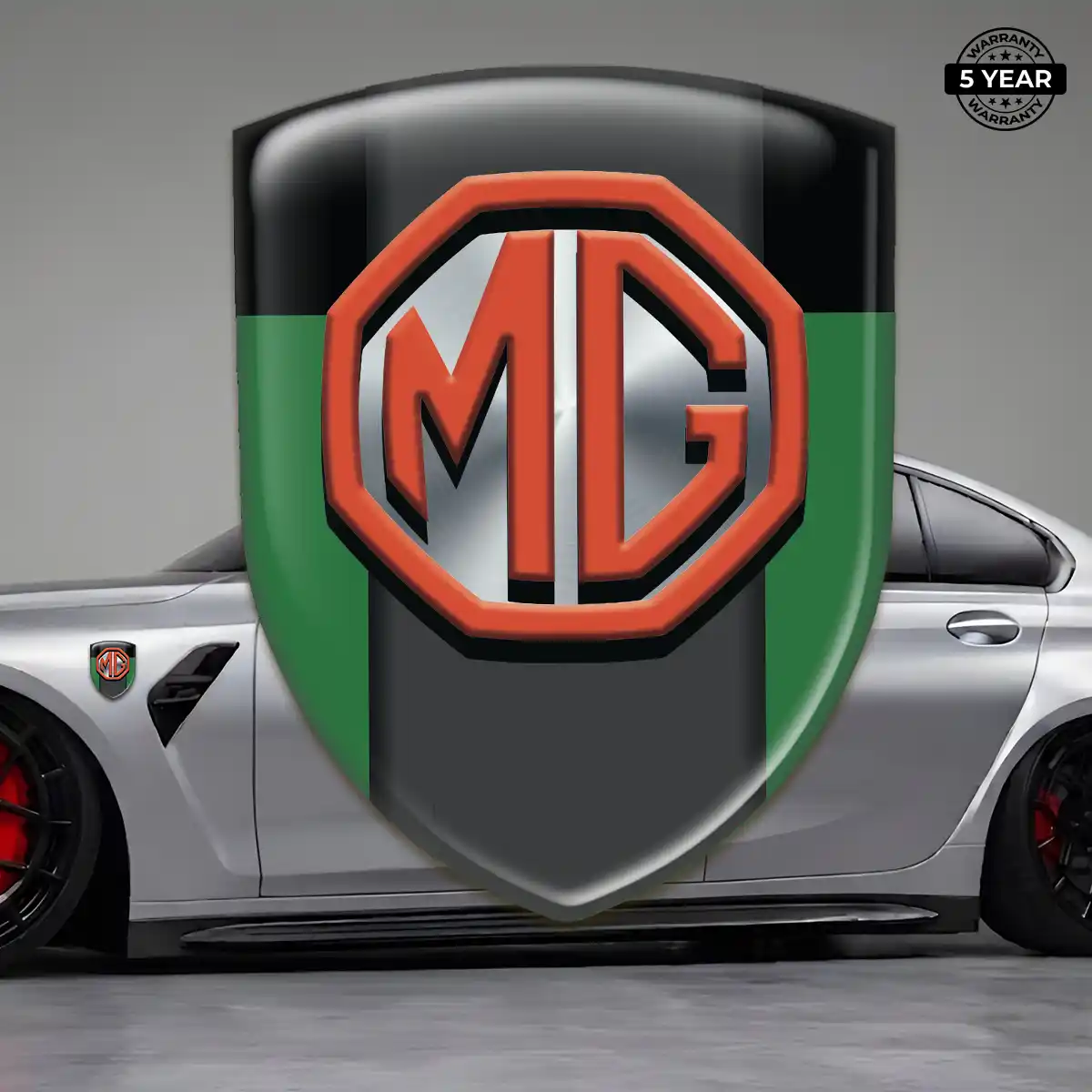 MG Emblem Logo Badge Interior Luxe