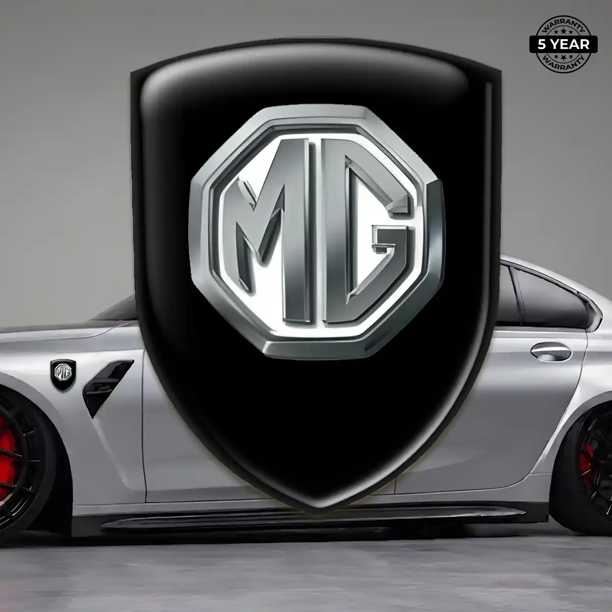 MG Emblem Logo Badge Premium Dome