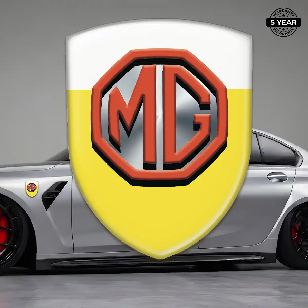 MG Emblem Logo Badge Refined Design