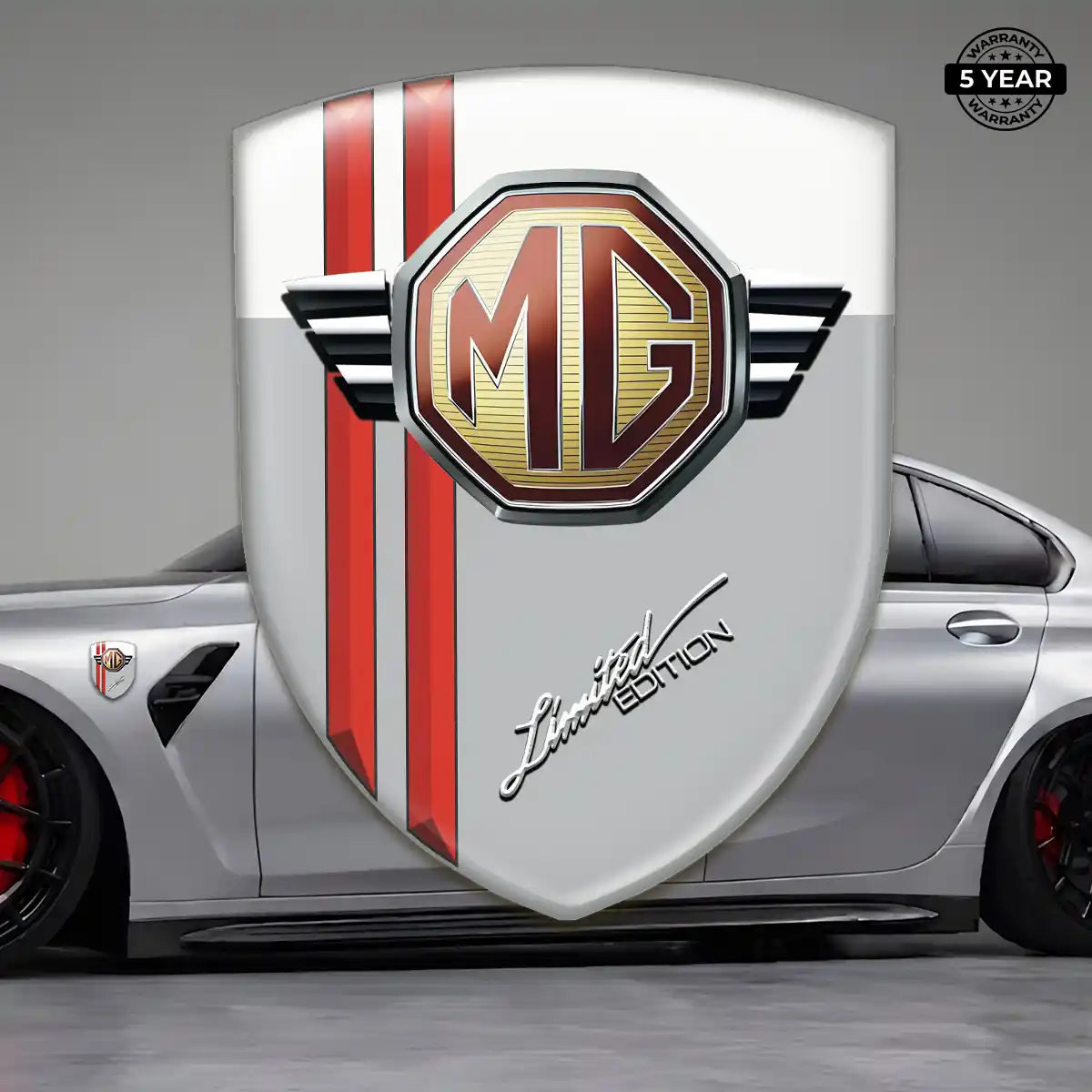 MG Emblem Logo Badge Resin Luxe