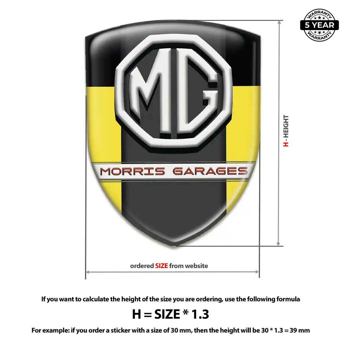 MG Emblem Logo Badge Sleek Style