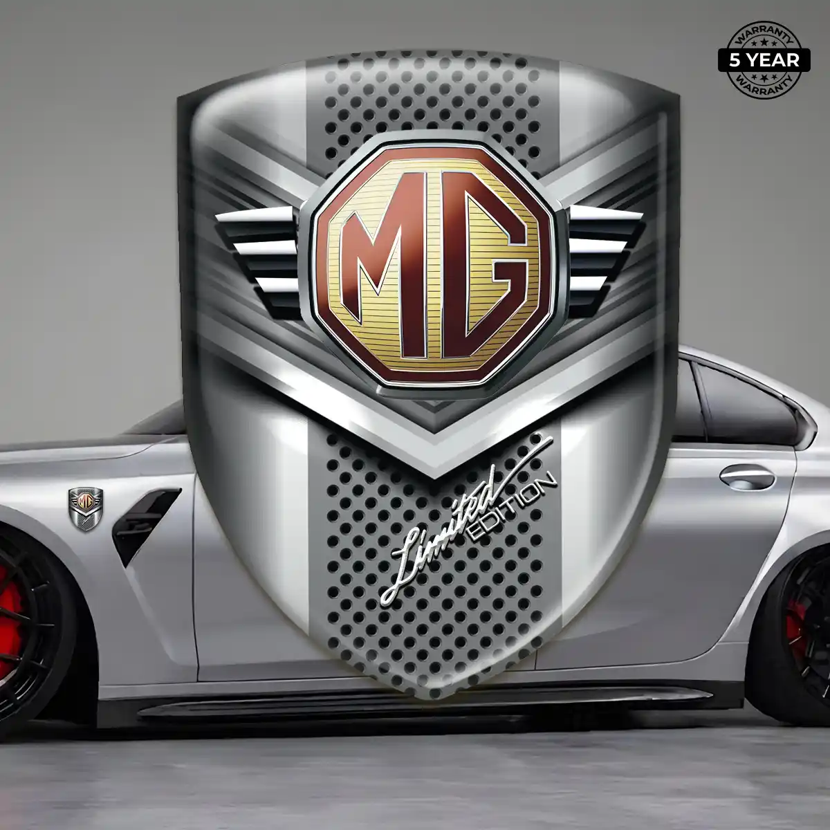 MG Emblem Logo Interior Elegance