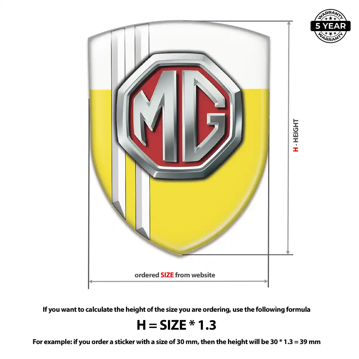 MG Emblem Logo Opulent Line
