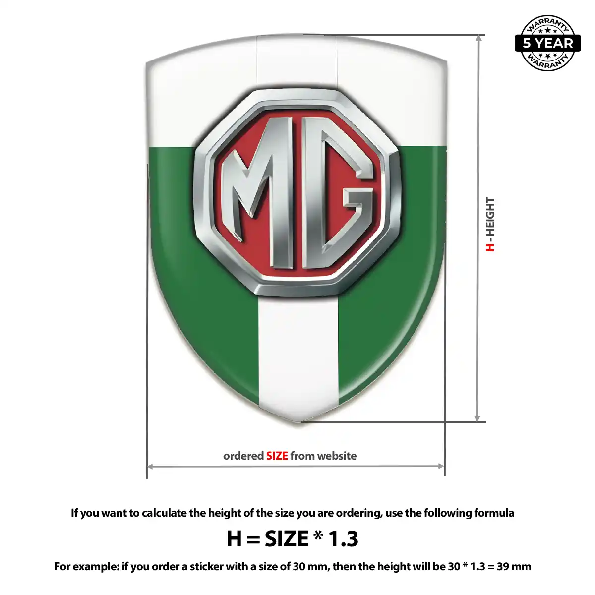 MG Emblem Logo Outer Style