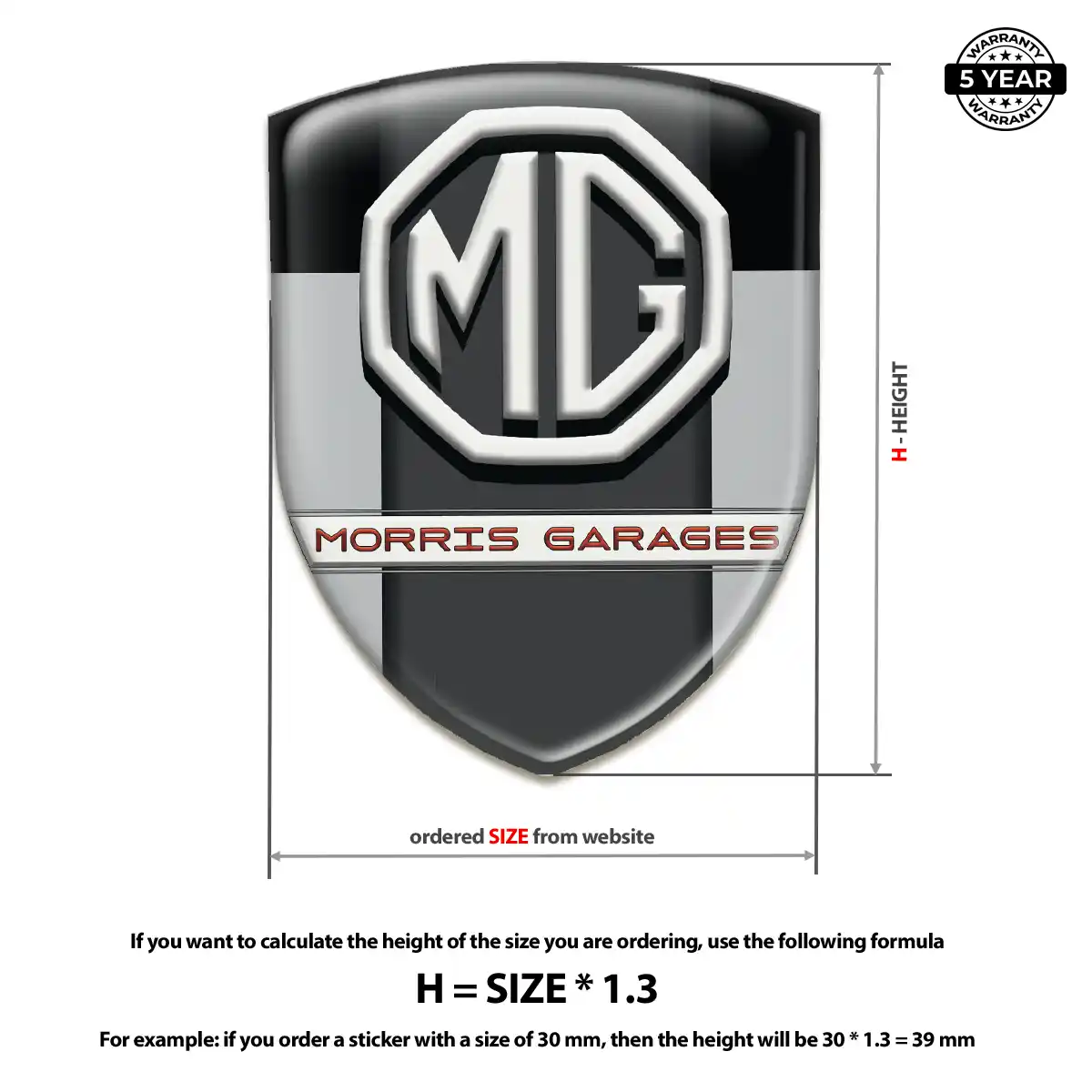 MG Emblem Logo Prestige Line