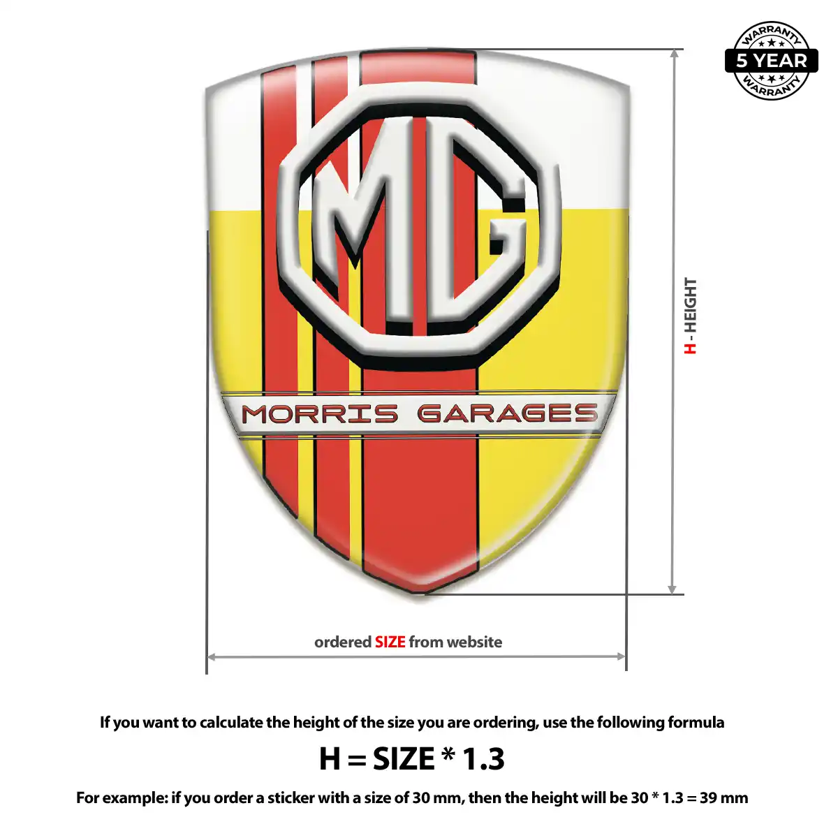 MG Emblem Logo Resin Elite