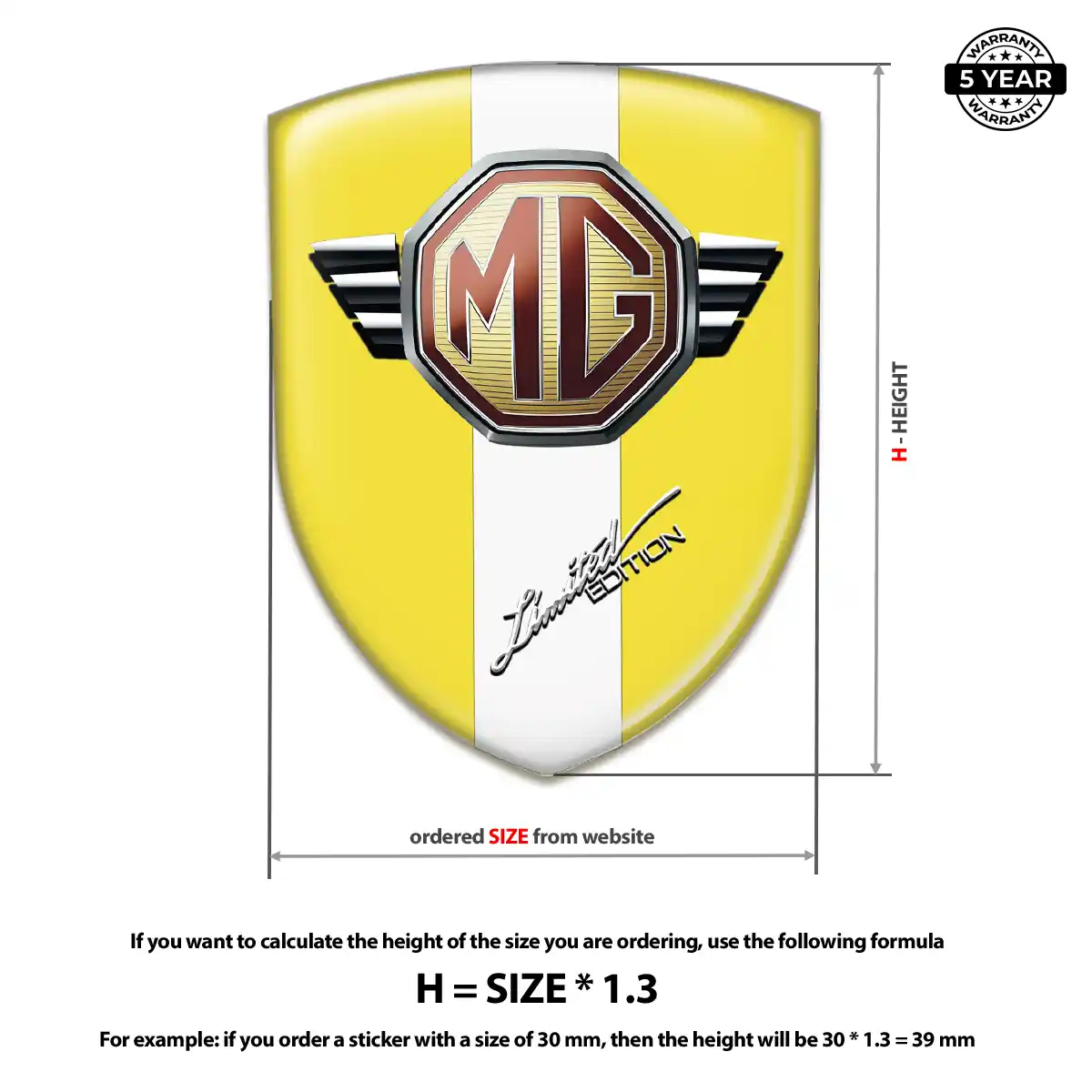 MG Emblem Noble Edition