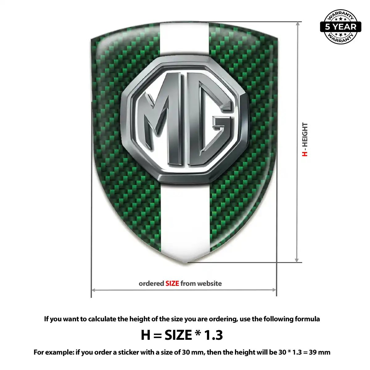 MG Emblem Resin Elite