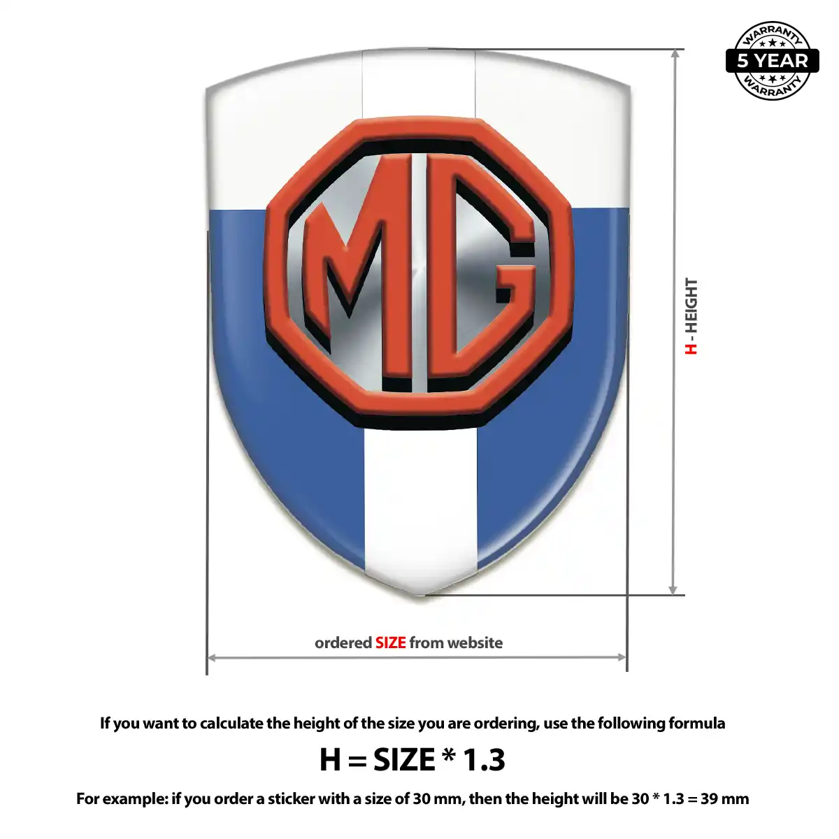 MG Emblem Resin Luxe