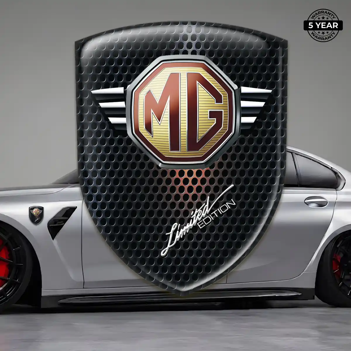 MG Emblem Shield Elite Finish