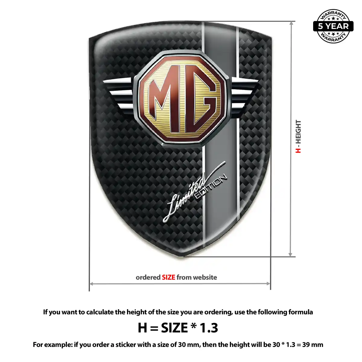 MG Emblem Shield Noble Edition