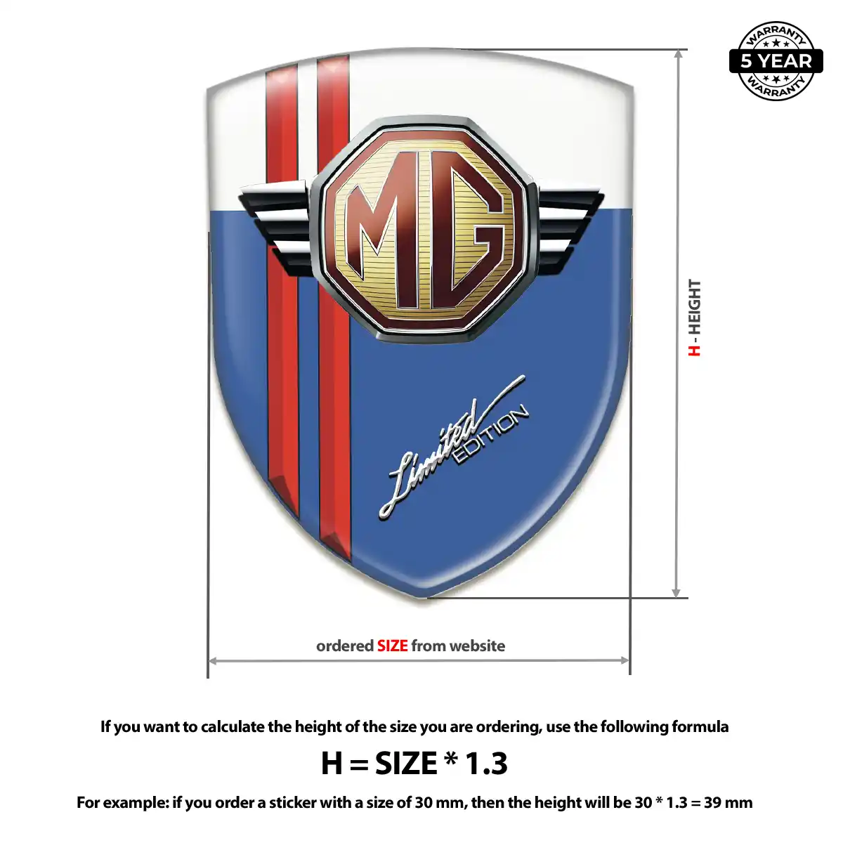 MG Emblem Shield Opulent Line