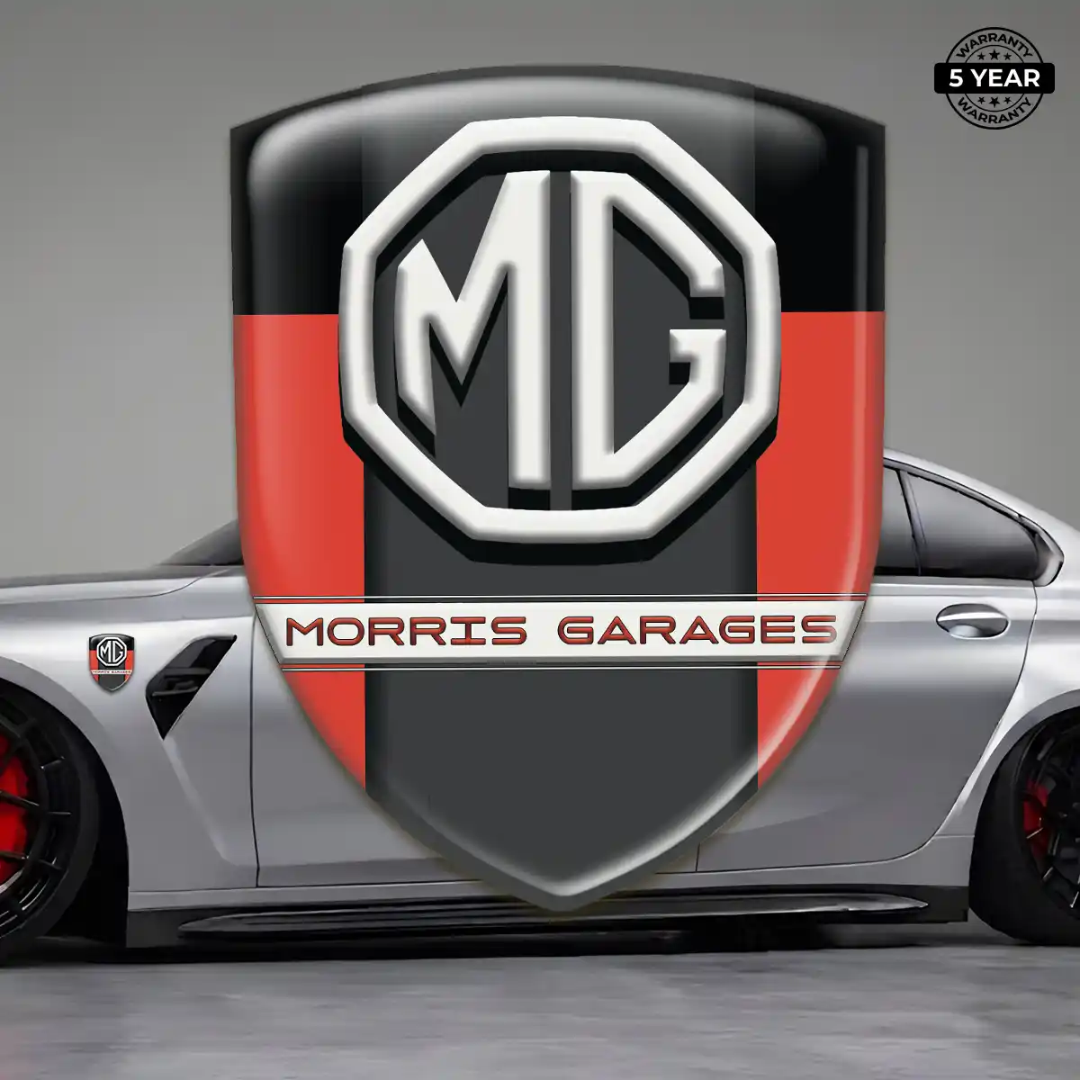 MG Emblem Shield Premium Dome