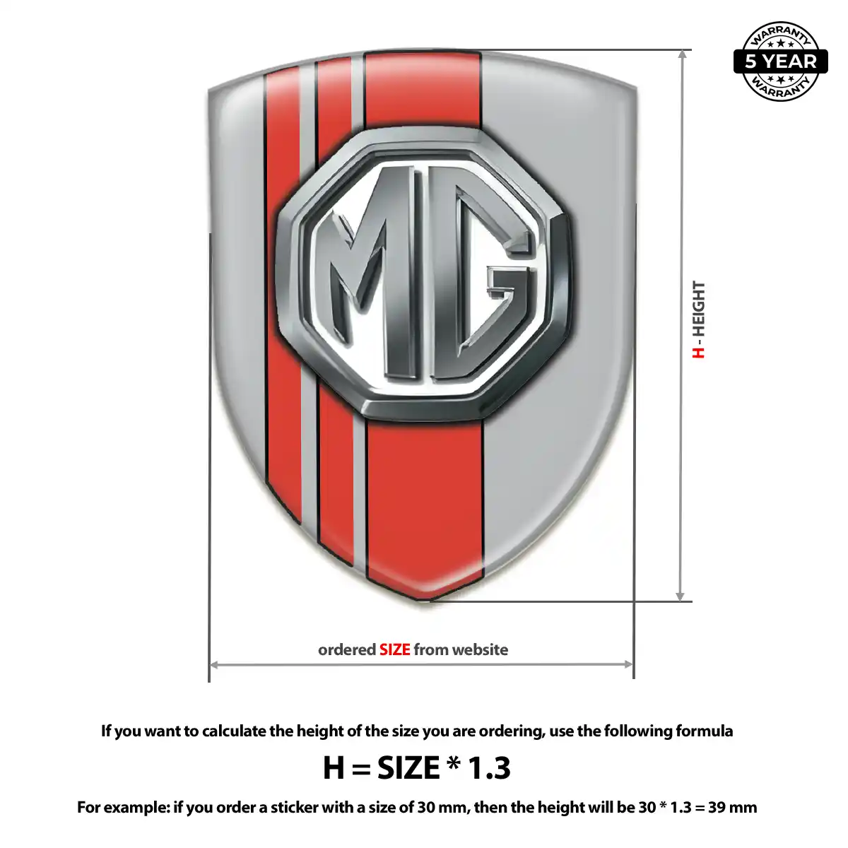 MG Emblem Shield Resin Elite