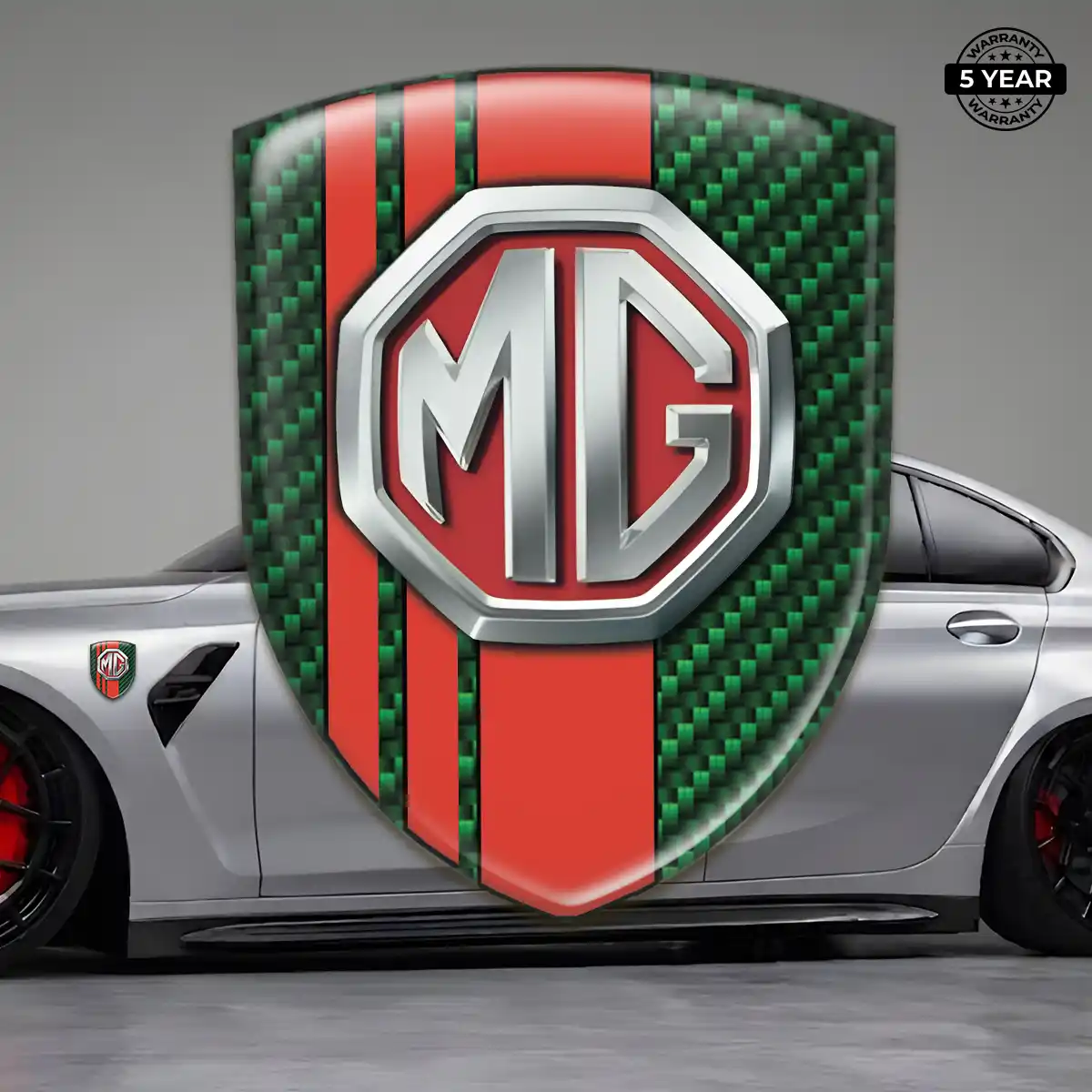MG Emblem Shield Sleek Style