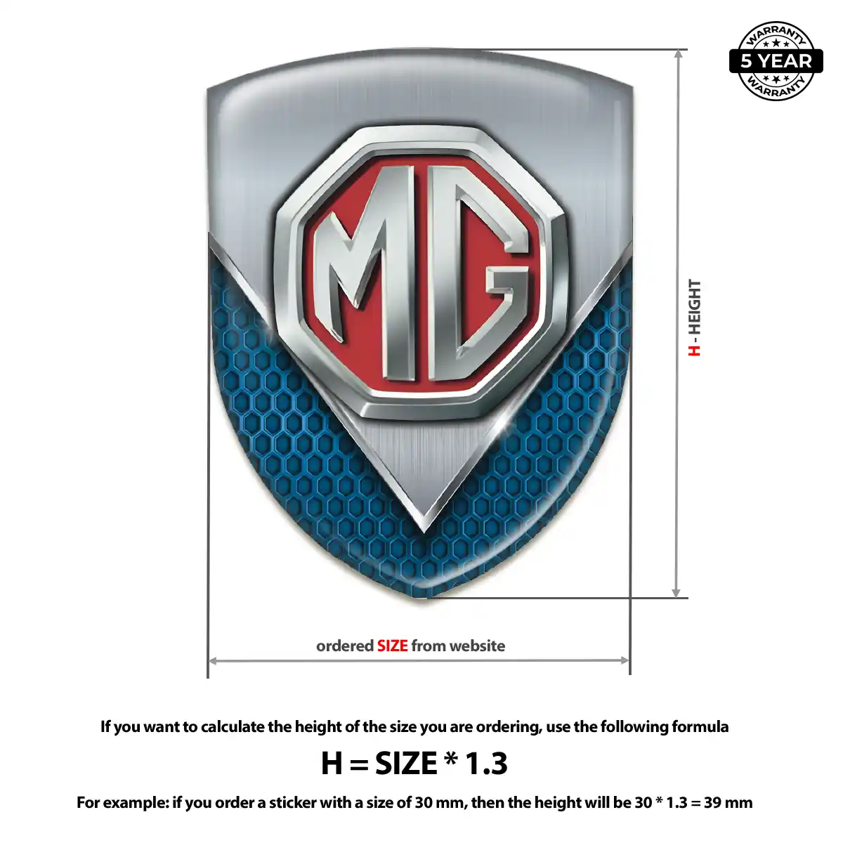 MG Emblem Shield Superior Craft
