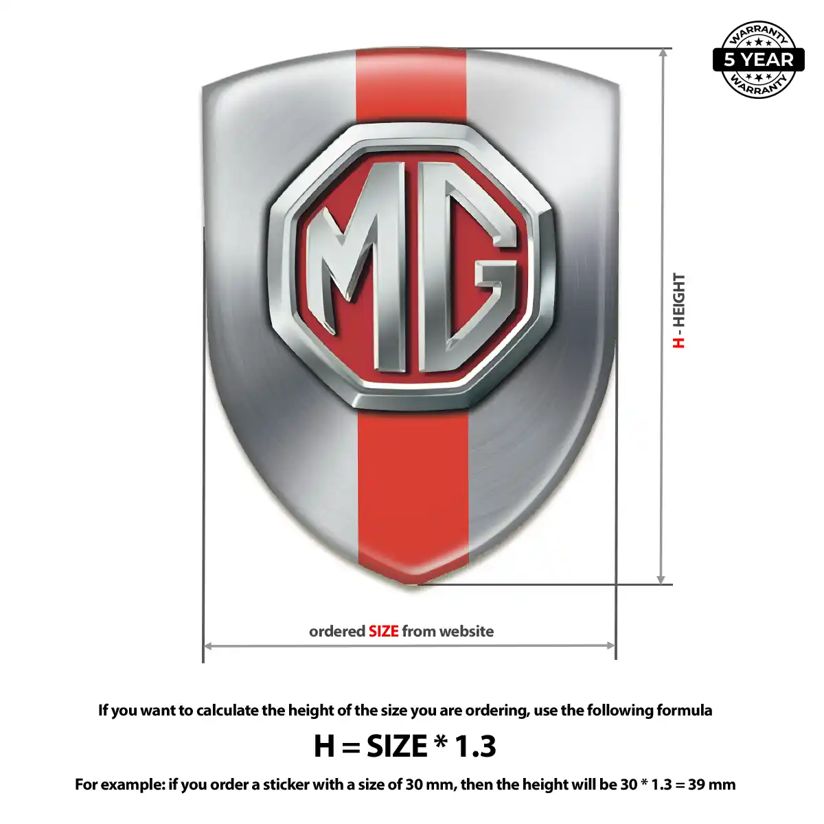 MG Emblem Signature Grade
