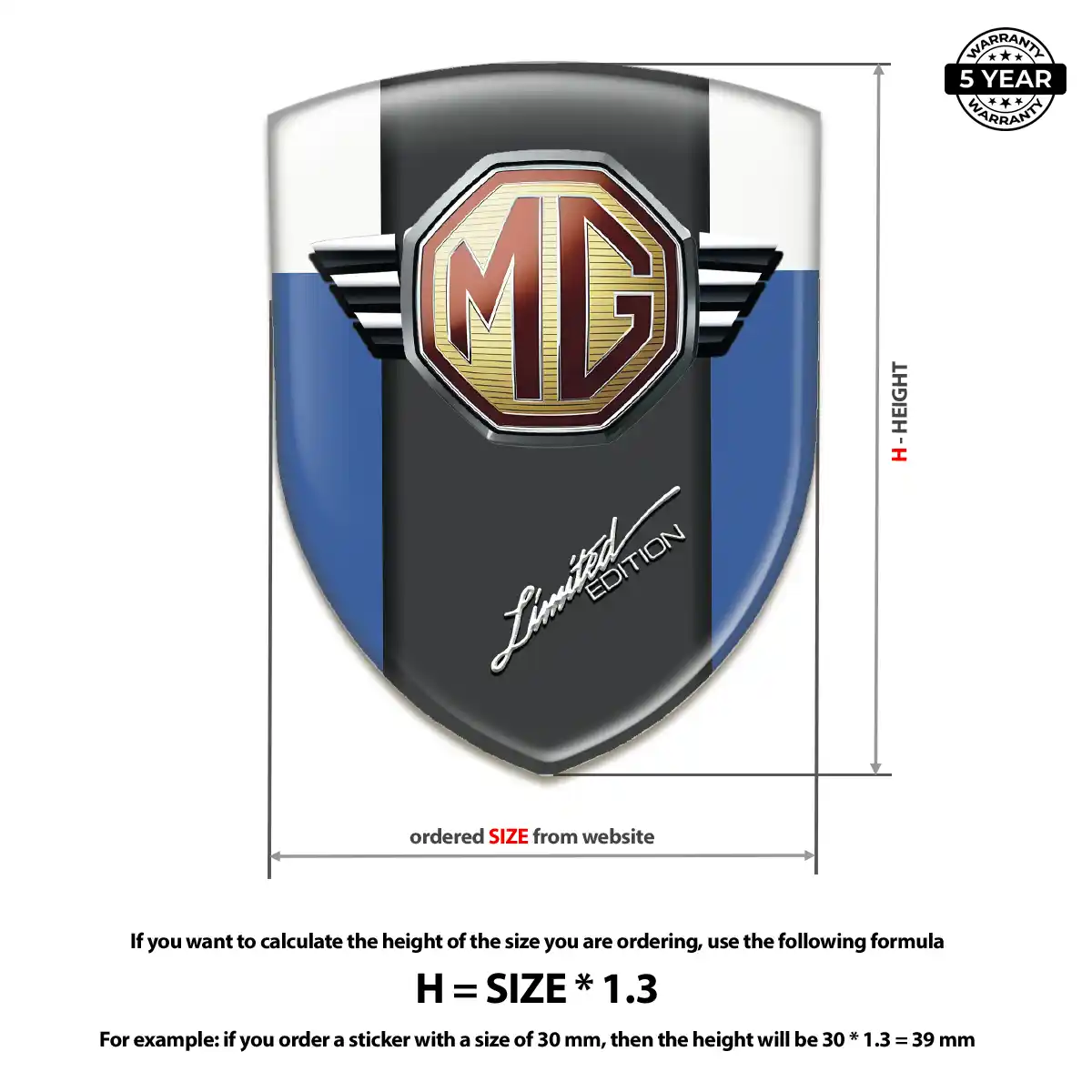 MG Emblem Silicone Interior Elegance