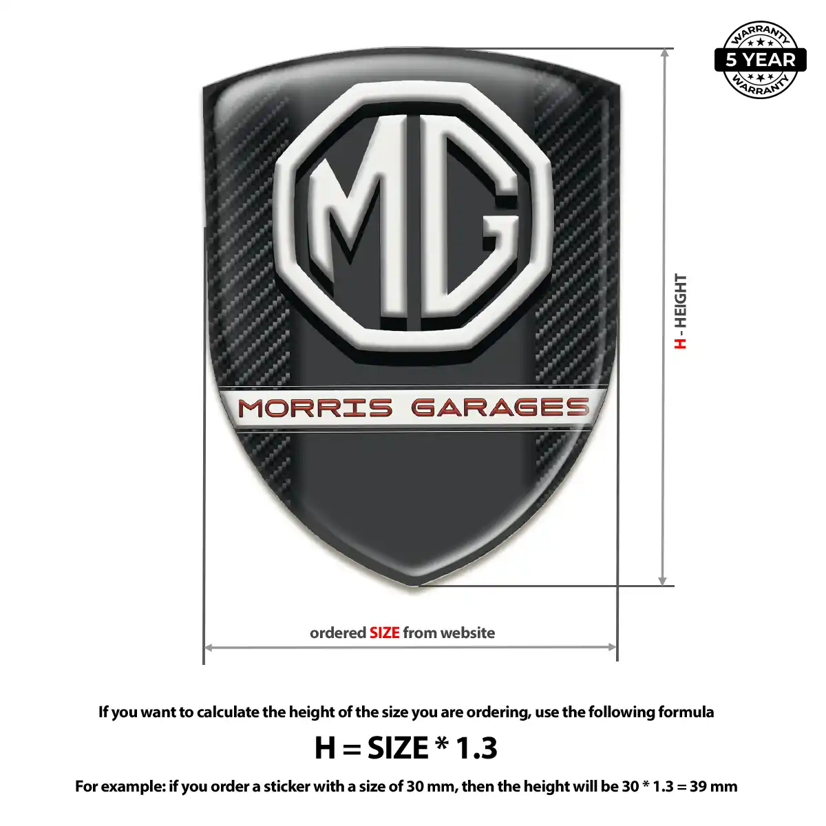 MG Emblem Silicone Noble Edition