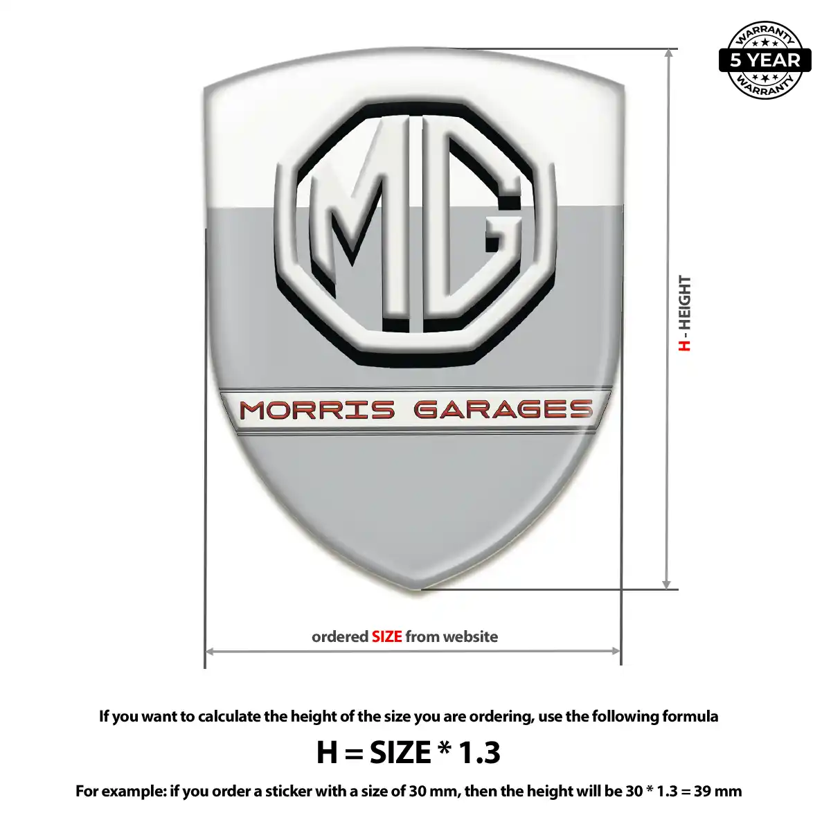 MG Emblem Silicone Opulent Line