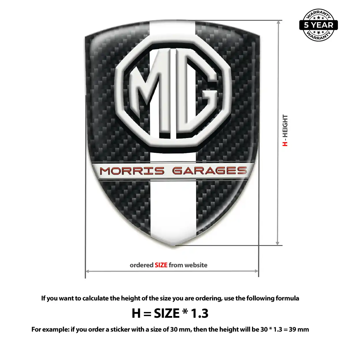 MG Emblem Silicone Prestige Line