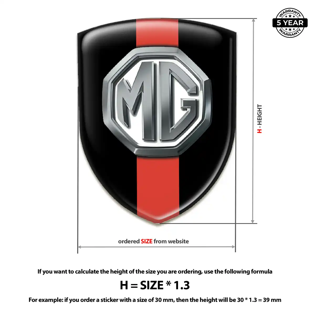 MG Emblem Silicone Signature Grade