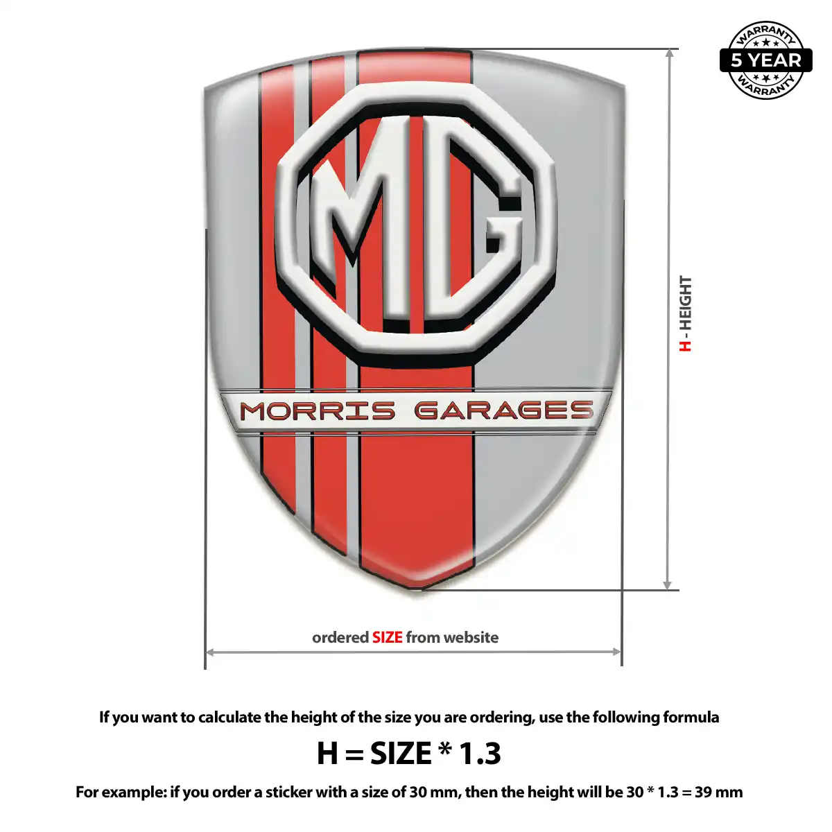 MG Emblem Silicone Superior Craft