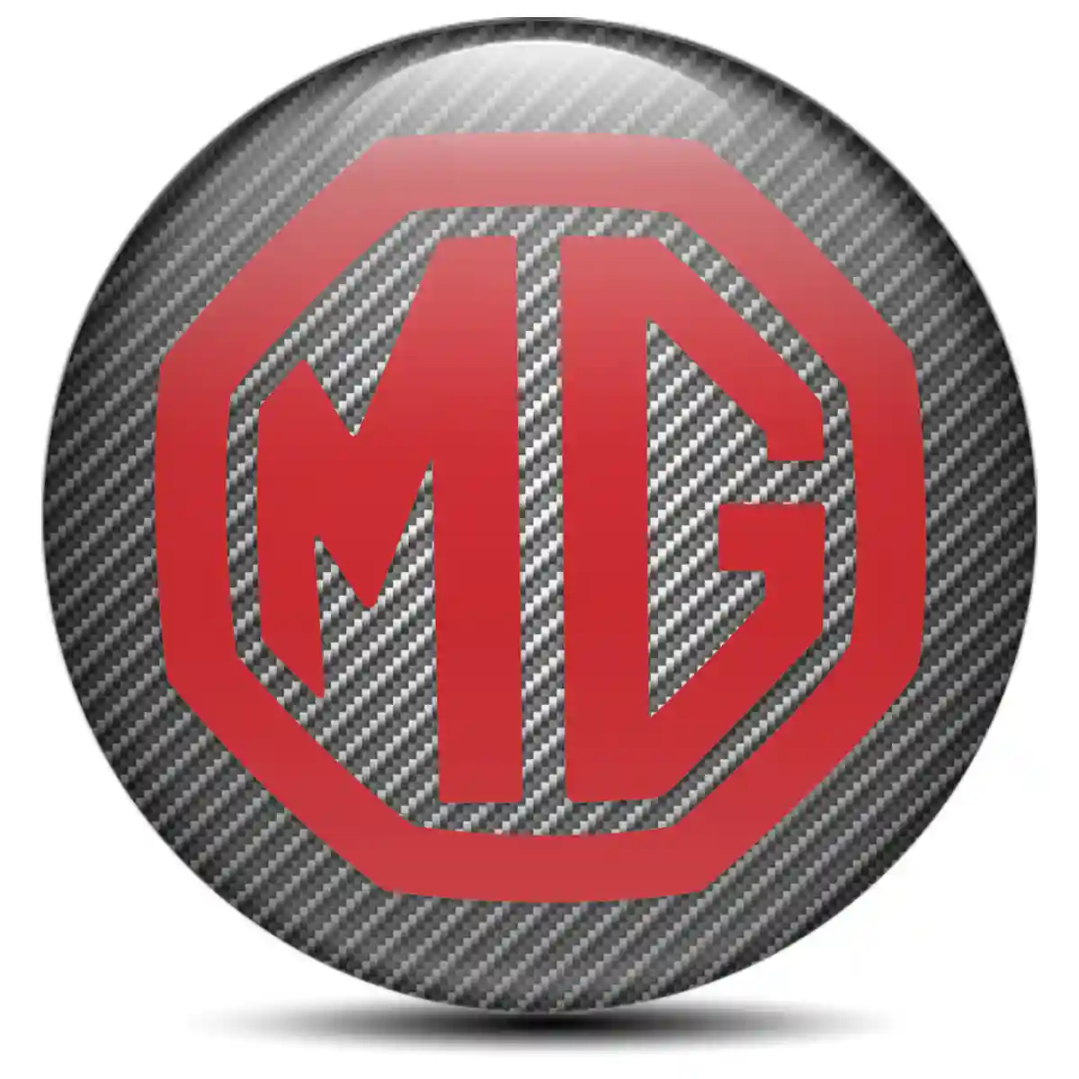 MG Emblem Wheel Center Caps Self-Adhesive Sleek Style