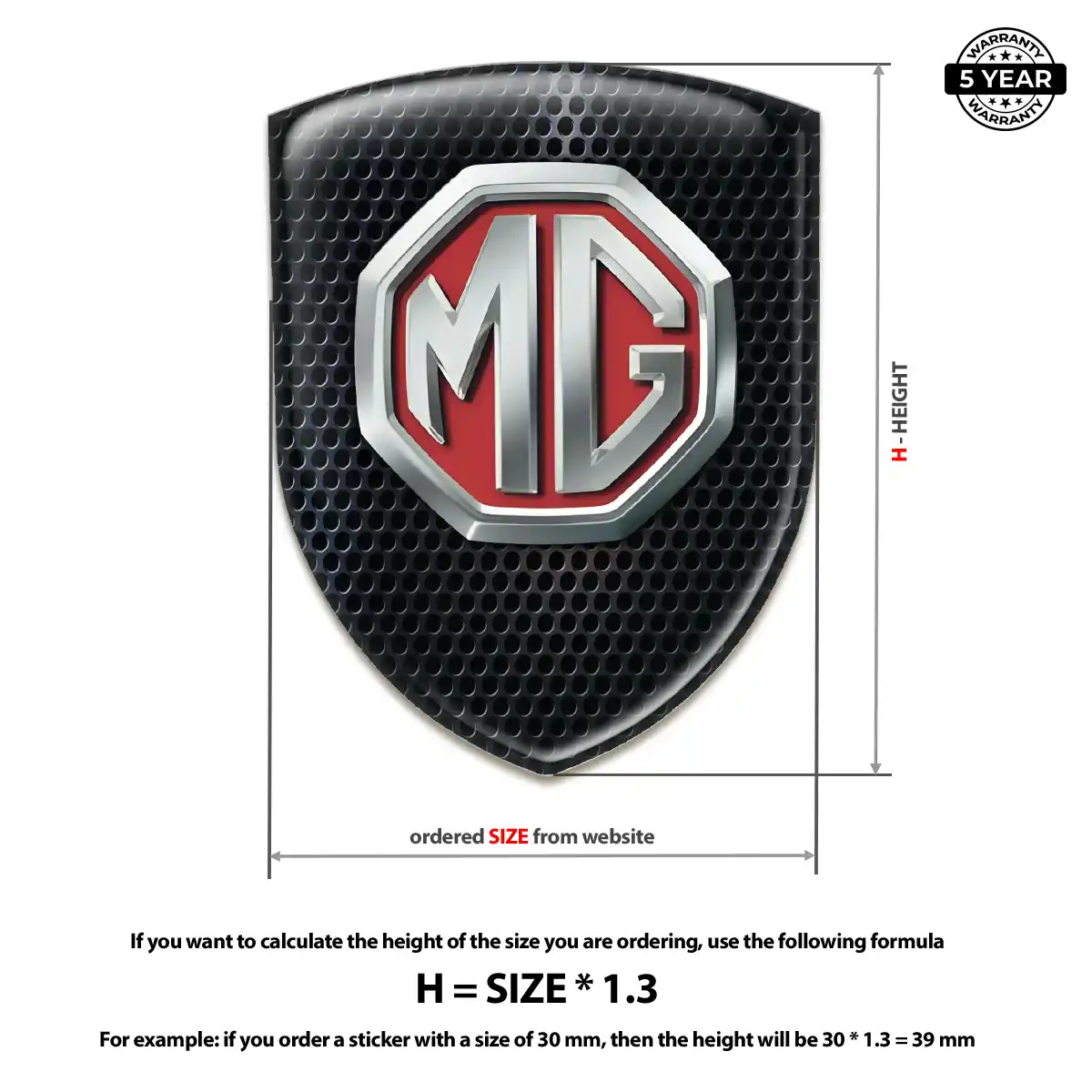 MG Epoxy Domed Sticker Exclusive Series