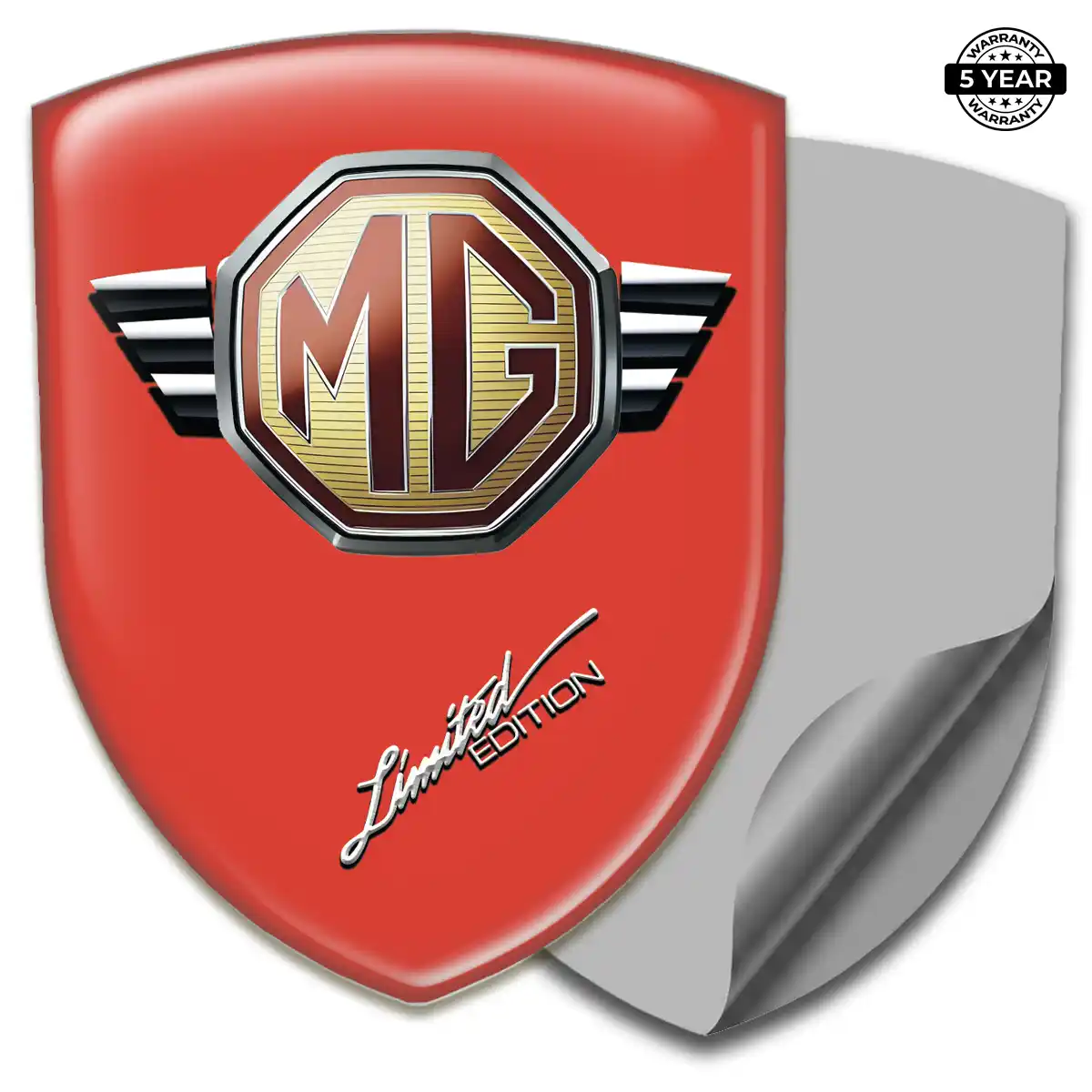MG Epoxy Domed Sticker Refined Design