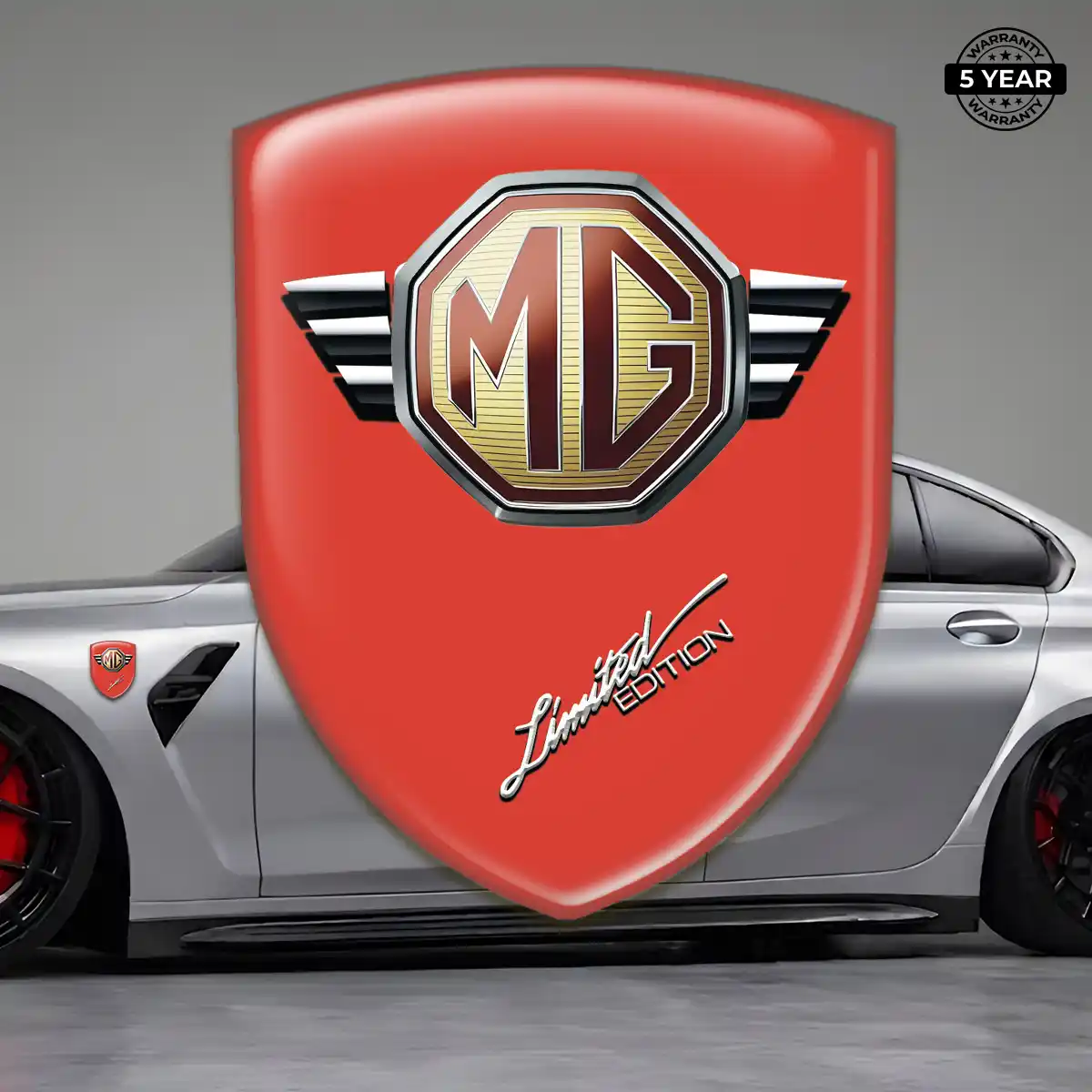 MG Epoxy Domed Sticker Refined Design