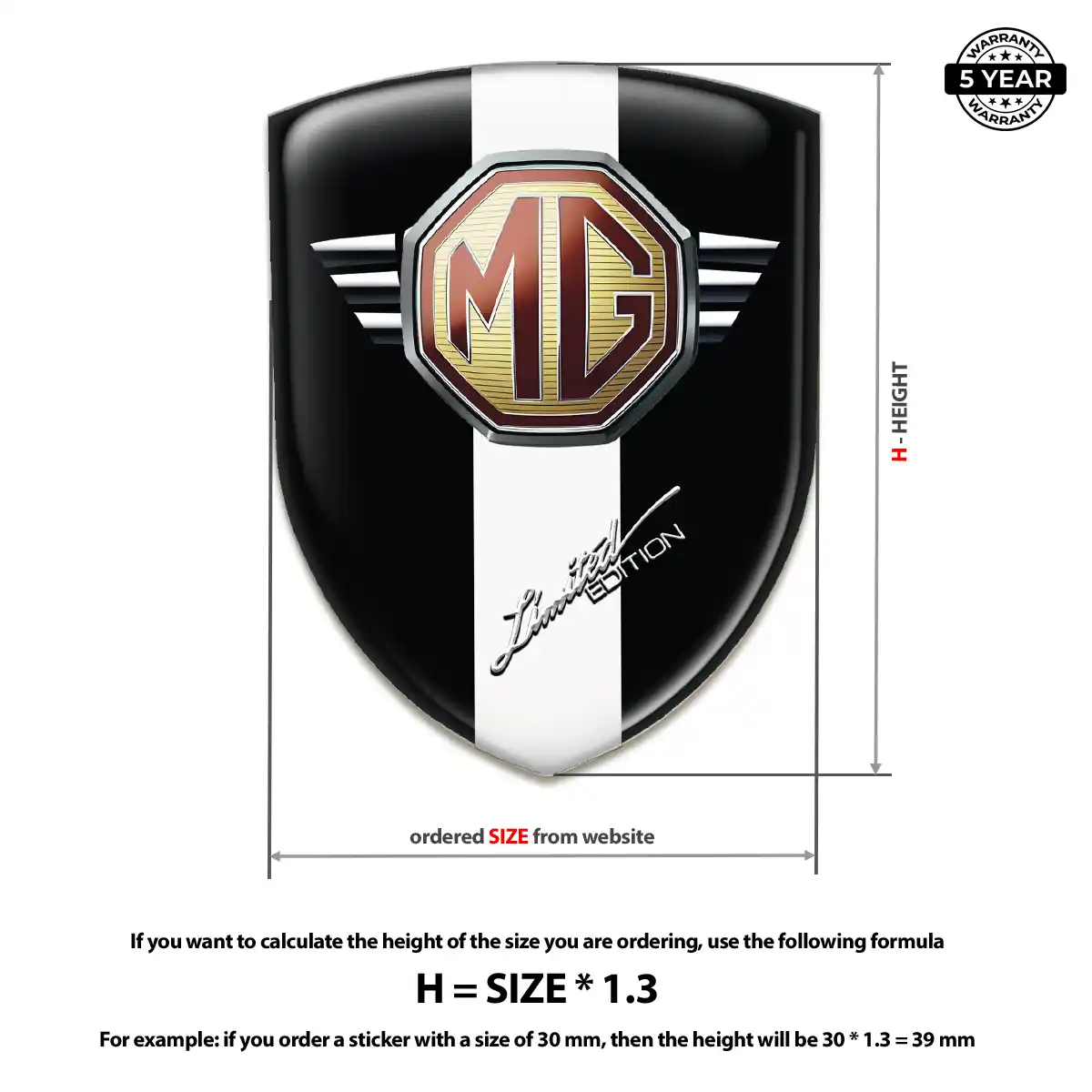 MG Epoxy Domed Sticker Resin Elite
