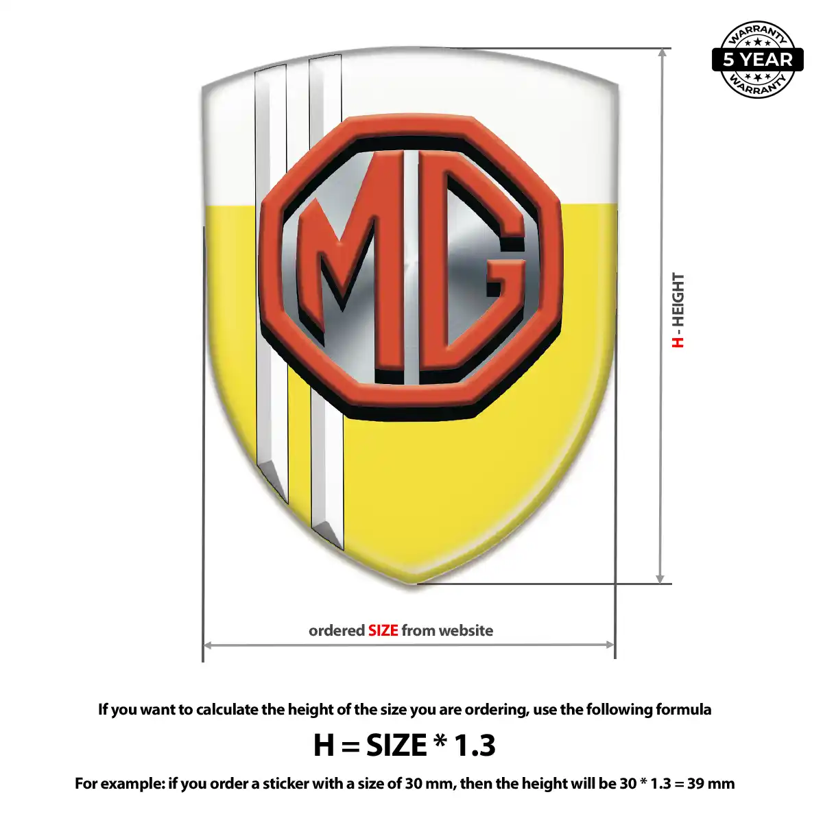 MG Epoxy Domed Sticker Superior Craft