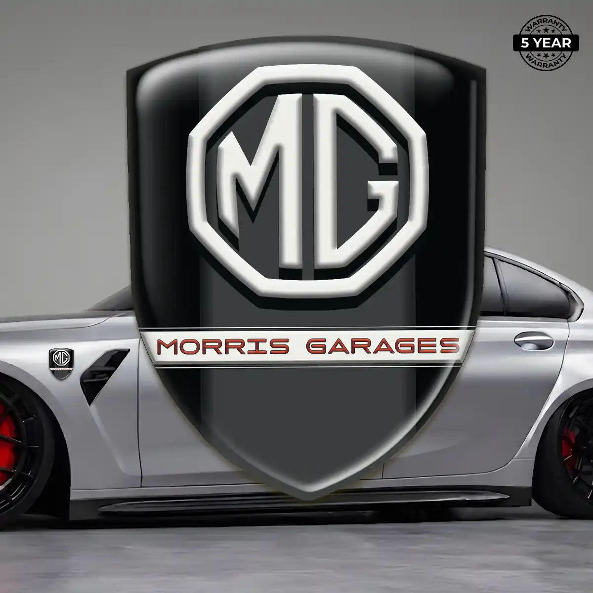 MG Gel Badge Sticker Elite Finish