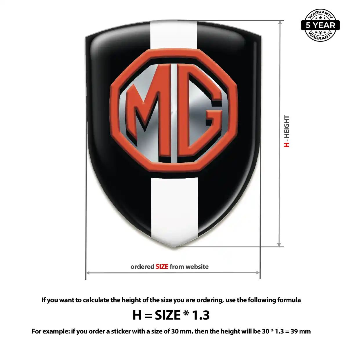 MG Gel Badge Sticker Exclusive Series