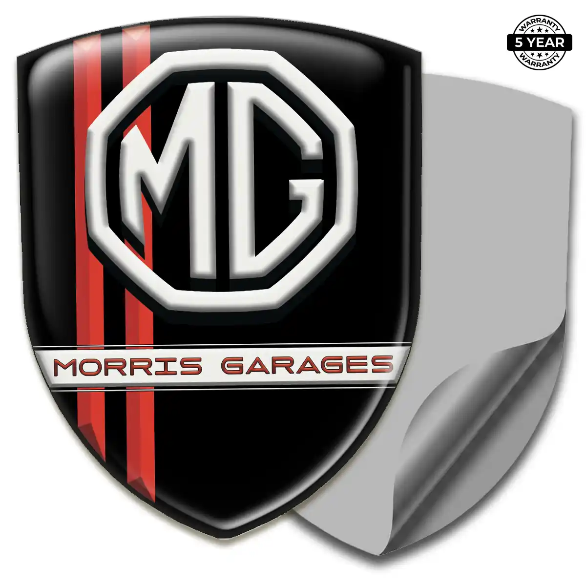 MG Gel Badge Sticker Exterior Luxe