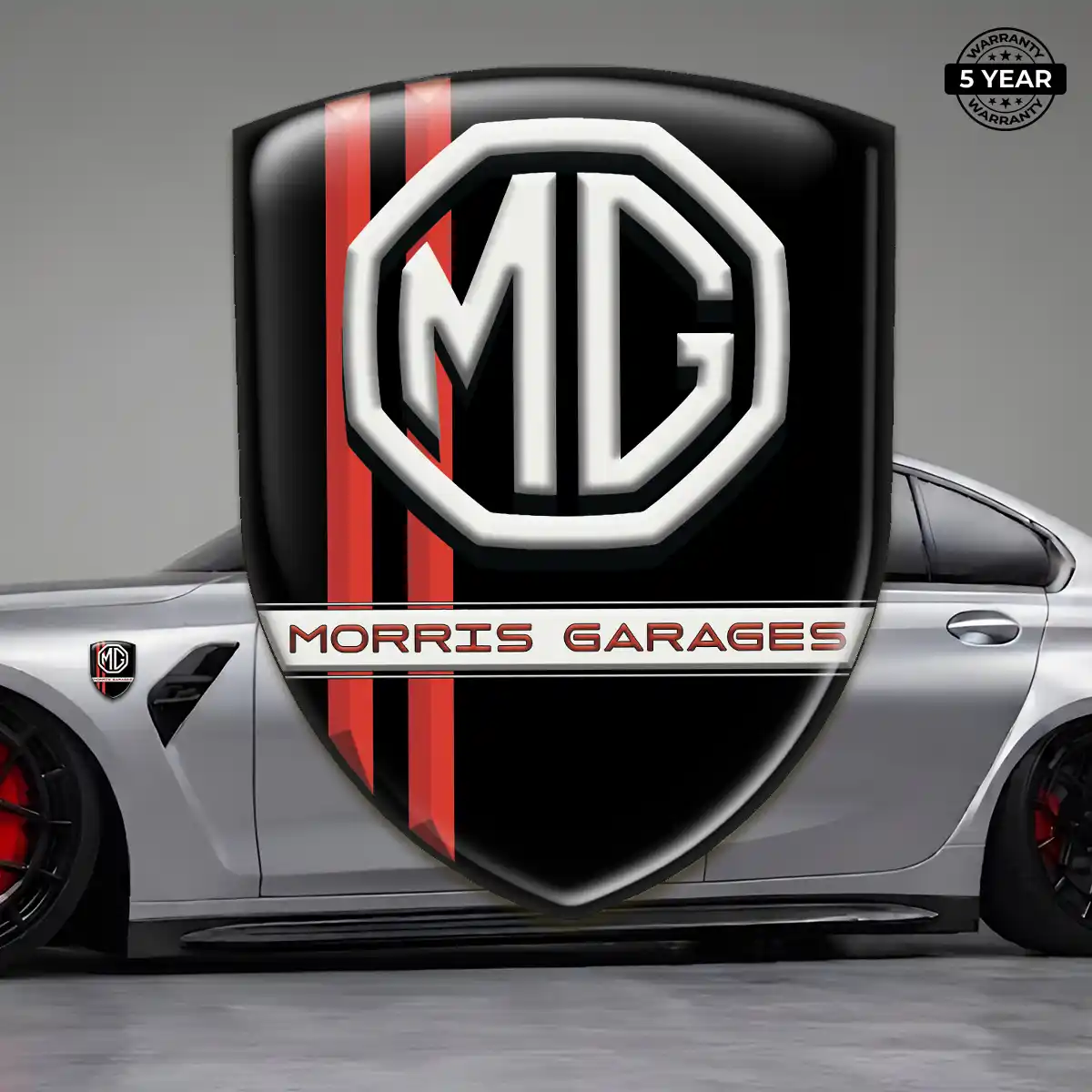 MG Gel Badge Sticker Exterior Luxe